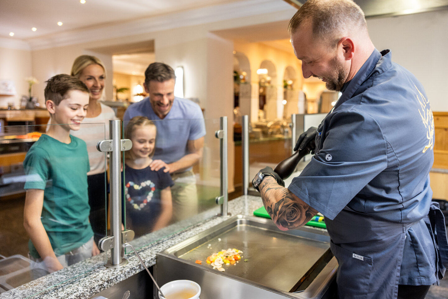 Frisch gekocht im Familienhotel Lacknerhof in Flachau