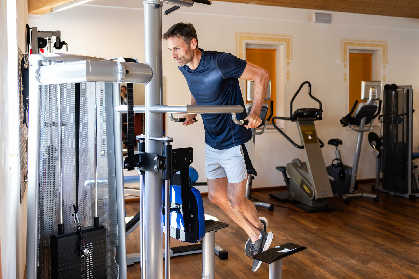 The fitness centre at the Hotel Lacknerhof in Flachau - accessible for you at any time