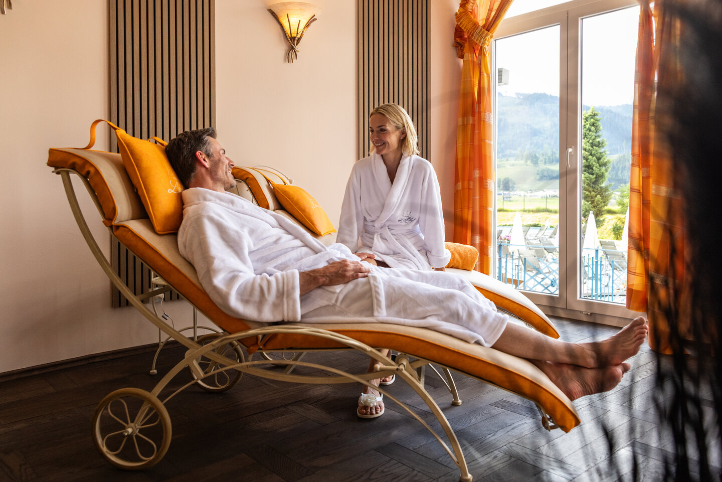 Ruheraum im Wellnesshotel Lacknerhof