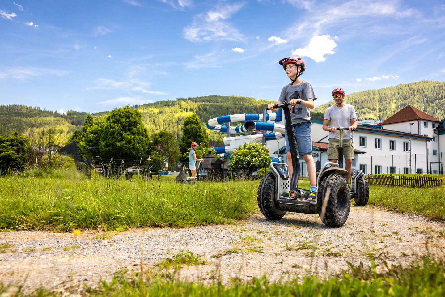 Segway fahren im Freizeitpark in Flachau