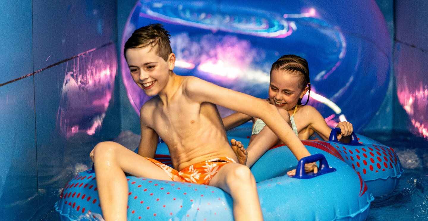 Tunnelrutsche im Familienhotel Lacknerhof