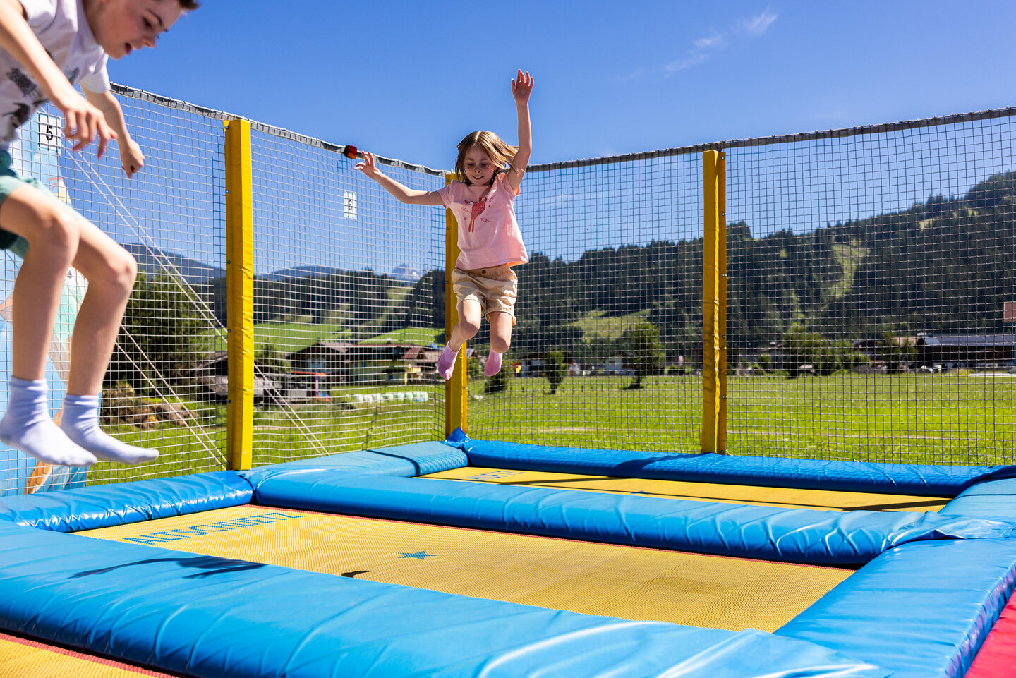 Trampolin im Freizeitpark in Flachau