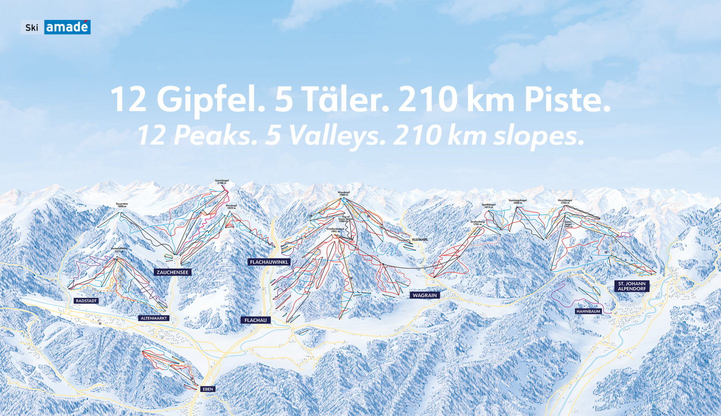 Skiurlaub auf 760 Pistenkilometern