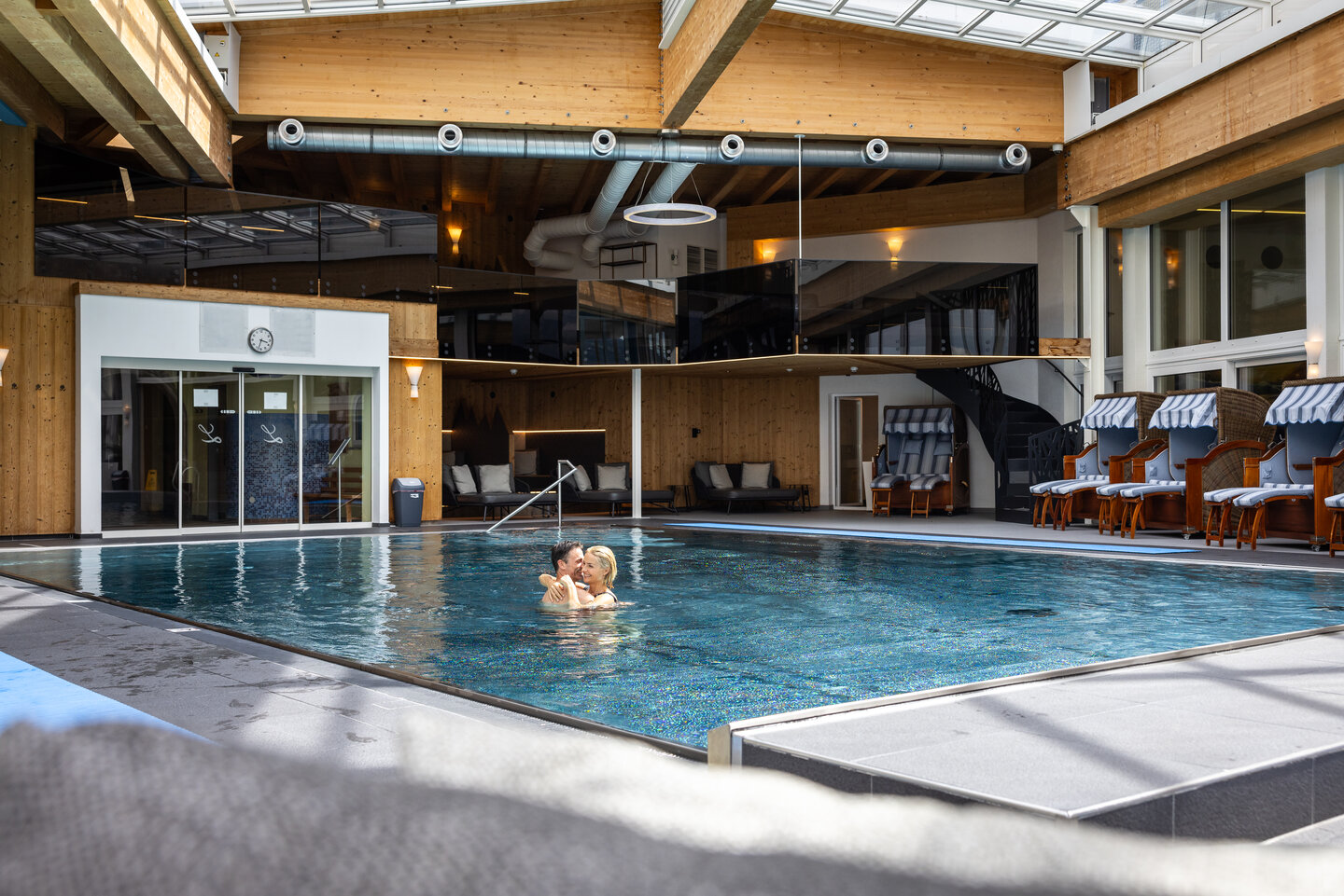 Indoor Pool im Spa-Hotel Lacknerhof