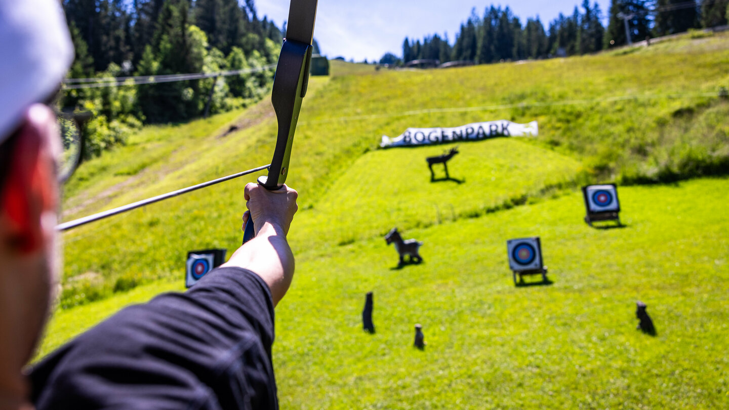 Bogenschießen im Freizeitpark in Flachau