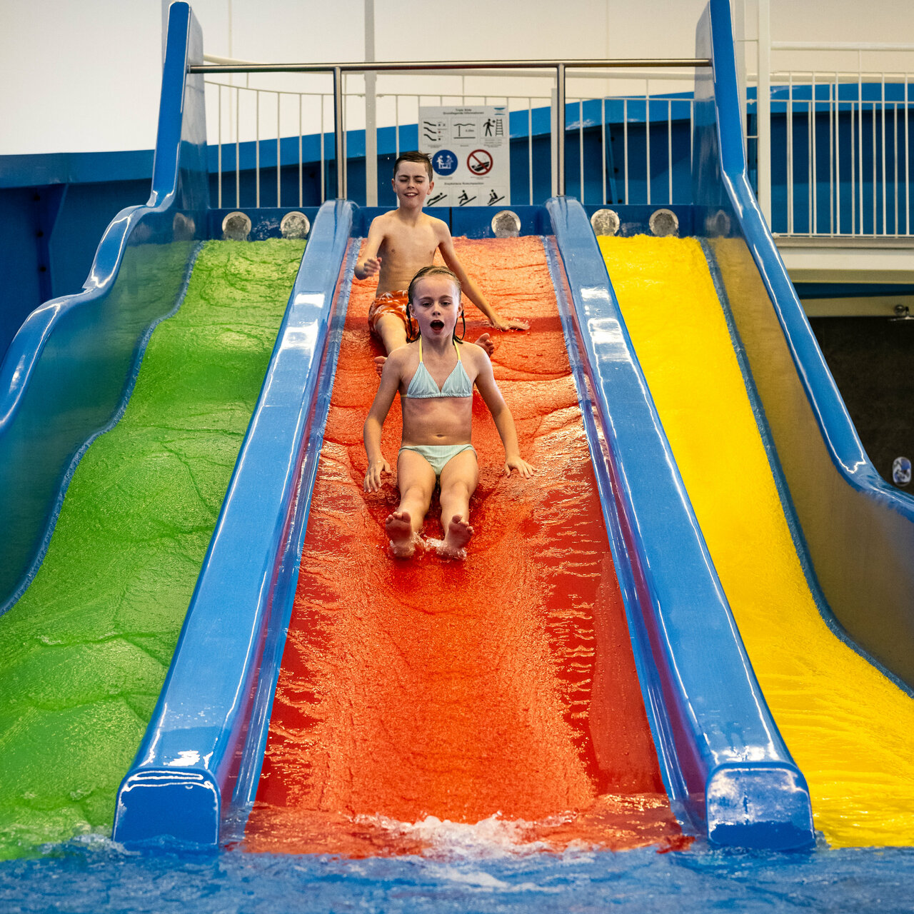 Wasserrutschen im Familienhotel Lacknerhof